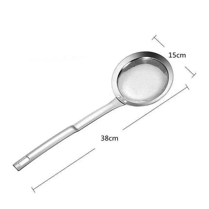 Precision Stainless Steel Skimmer Spoon for Effortless Cooking and Filtration