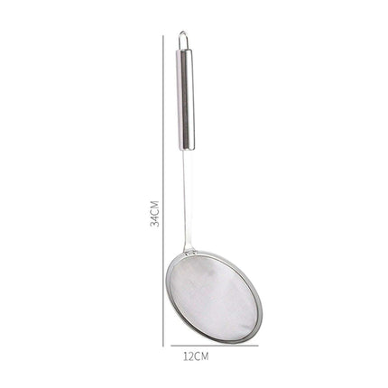 Precision Stainless Steel Skimmer Spoon for Effortless Cooking and Filtration