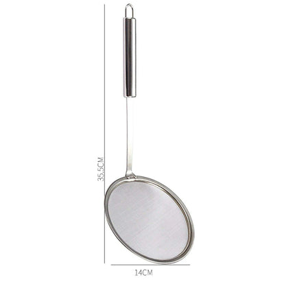 Precision Stainless Steel Skimmer Spoon for Effortless Cooking and Filtration