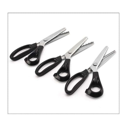Precision Wave Lace Crafting Scissors - Premium Stainless Steel for Sewing and DIY Projects - Très Elite