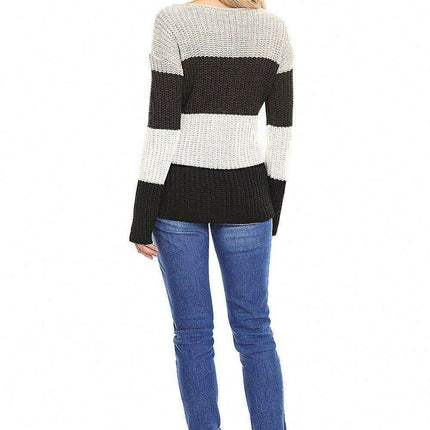 Pregnancy Chic Striped Cozy Sweater - Très Elite