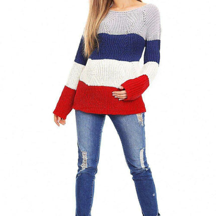 Pregnancy Chic Striped Cozy Sweater - Très Elite