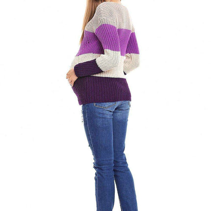 Pregnancy Chic Striped Cozy Sweater - Très Elite