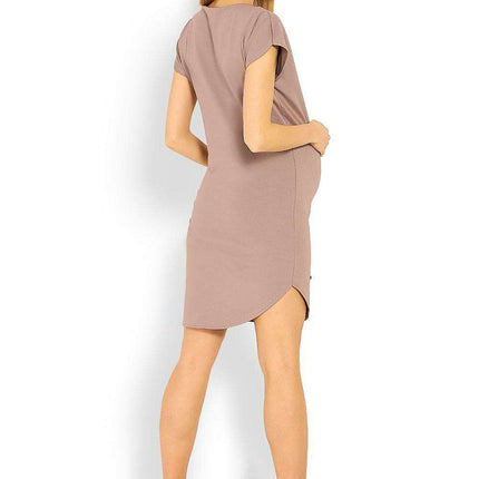 Pregnancy Glow Asymmetrical Maternity Dress - Très Elite