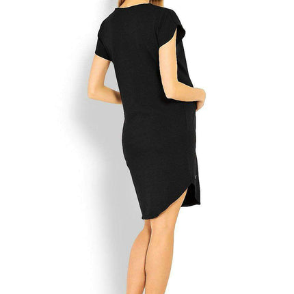 Pregnancy Glow Asymmetrical Maternity Dress - Très Elite