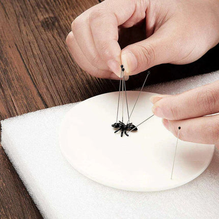 Premium 100-Piece Stainless Steel Insect Pins Set for Entomology Research and Dissection - Très Elite