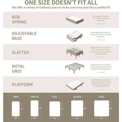 Premium 14 Inch Queen Hybrid Mattress - Exceptional Comfort with Advanced Memory Foam and Pocket Spring Support - Très Elite