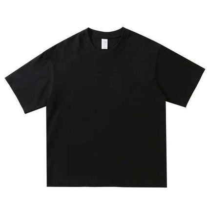 Premium 260gsm Men's Oversized Casual Cotton Short Sleeve T-Shirt - Summer Essential O-Neck Top