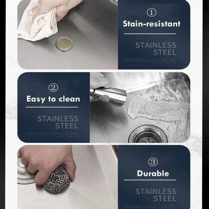 Premium 304 Stainless Steel Handmade Bar Sink Set with Rear Drain and Noise Reduction Features..