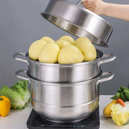 Premium 304 Stainless Steel Versatile Steamer for Healthy Cooking - Très Elite