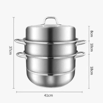 Premium 304 Stainless Steel Versatile Steamer for Healthy Cooking - Très Elite