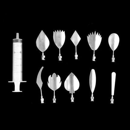 Premium 3D Gelatin Cake Decorating Needle Set - Precision Stainless Steel Tools - Très Elite