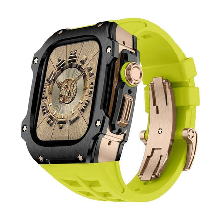 Premium 49mm Stainless Steel Apple Watch Case and Band - Redefine Your Elegance - Très Elite