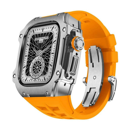 Premium 49mm Stainless Steel Apple Watch Case and Band - Redefine Your Elegance - Très Elite