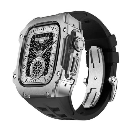 Premium 49mm Stainless Steel Apple Watch Case and Band - Redefine Your Elegance - Très Elite