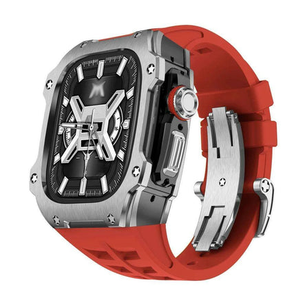 Premium 49mm Stainless Steel Apple Watch Case and Band - Redefine Your Elegance - Très Elite
