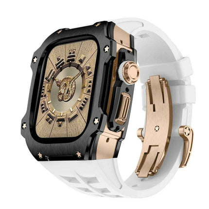 Premium 49mm Stainless Steel Apple Watch Case and Band - Redefine Your Elegance - Très Elite