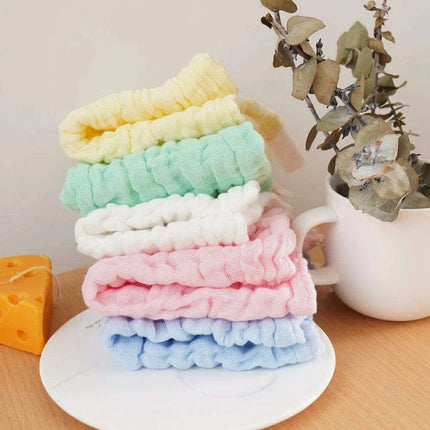 Premium 5-Piece Muslin Cotton Baby Towel Collection for Newborn Comfort - Très Elite