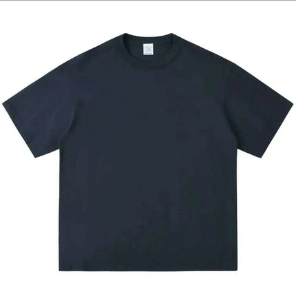 Premium 500g Pure Cotton Short Sleeve T-Shirt with Reinforced Neckline in Classic Black and White - Très Elite