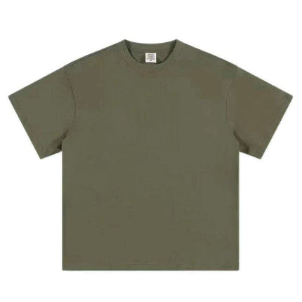 Premium 500g Pure Cotton Short Sleeve T-Shirt with Reinforced Neckline in Classic Black and White - Très Elite
