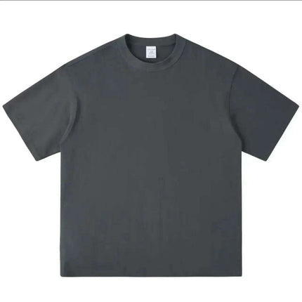 Premium 500g Pure Cotton Short Sleeve T-Shirt with Reinforced Neckline in Classic Black and White - Très Elite