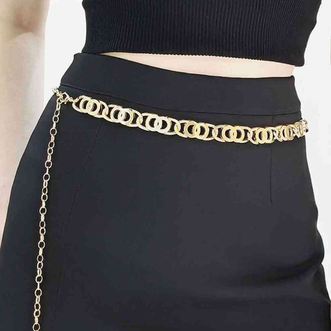 Premium Alloy Lobster Clasp Fashion Belt for Effortless Style