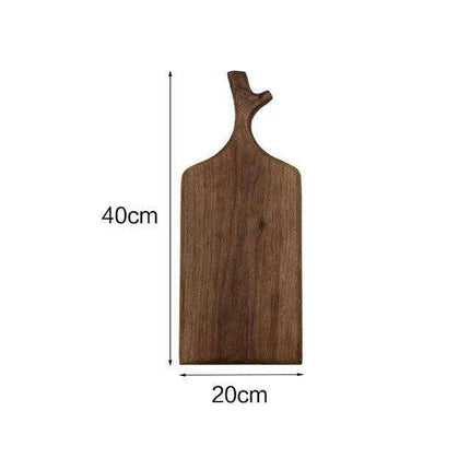 Premium Black Walnut Chopping and Serving Board - Stylish Kitchen Essential for Culinary Excellence - Très Elite