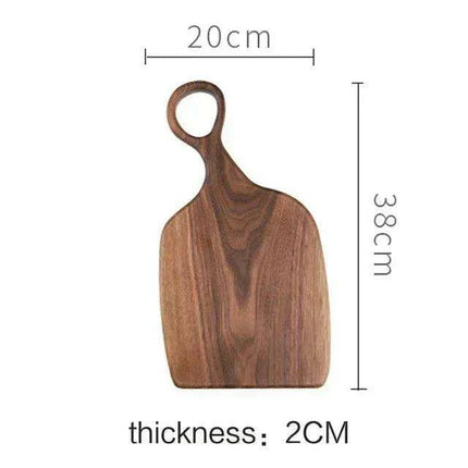 Premium Black Walnut Chopping and Serving Board - Stylish Kitchen Essential for Culinary Excellence - Très Elite