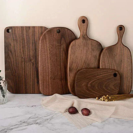 Premium Black Walnut Chopping and Serving Board - Stylish Kitchen Essential for Culinary Excellence - Très Elite