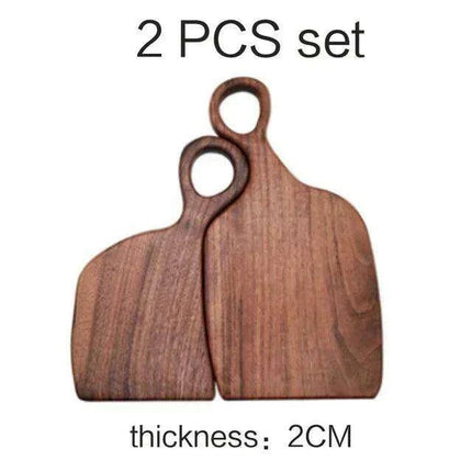 Premium Black Walnut Chopping and Serving Board - Stylish Kitchen Essential for Culinary Excellence - Très Elite
