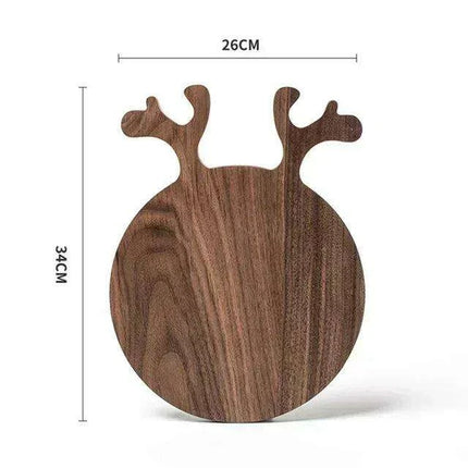 Premium Black Walnut Chopping and Serving Board - Stylish Kitchen Essential for Culinary Excellence - Très Elite