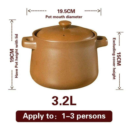 Premium Chinese Hot Pot & Stew Pot for Gas Stoves - Elevate Your Asian Cooking Experience - Très Elite