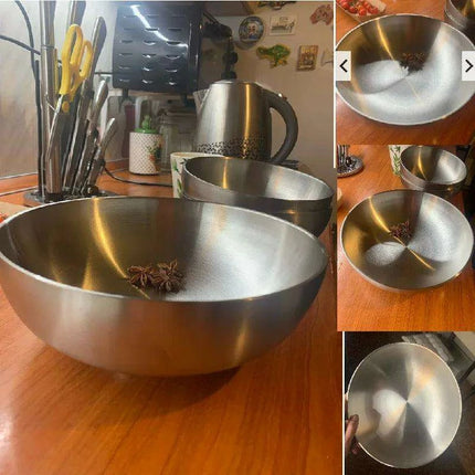 Premium Double-Walled Insulated Ramen Bowl in 900ml, 1100ml, and 1400ml Sizes for Hot Soups and Noodles - Très Elite