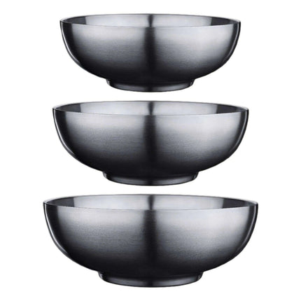 Premium Double-Walled Insulated Ramen Bowl in 900ml, 1100ml, and 1400ml Sizes for Hot Soups and Noodles - Très Elite