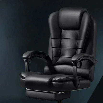 Premium Ergonomic Black Leather Gaming and Office Recliner Chair - Très Elite