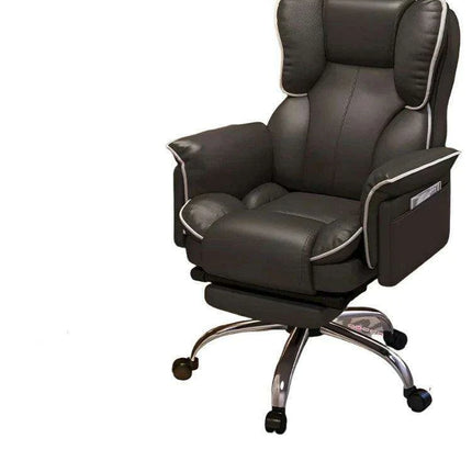 Premium Ergonomic Leather Recliner Chair with Adjustable Comfort Features..