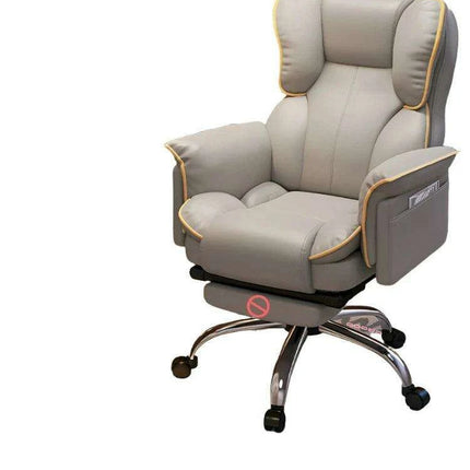 Premium Ergonomic Leather Recliner Chair with Adjustable Comfort Features..