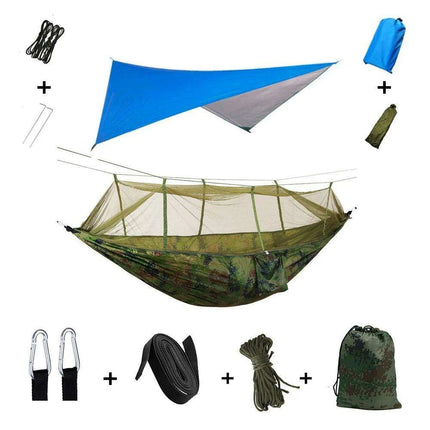 Premium Explorer's Hammock Kit - All-in-One Outdoor Survival Gear..