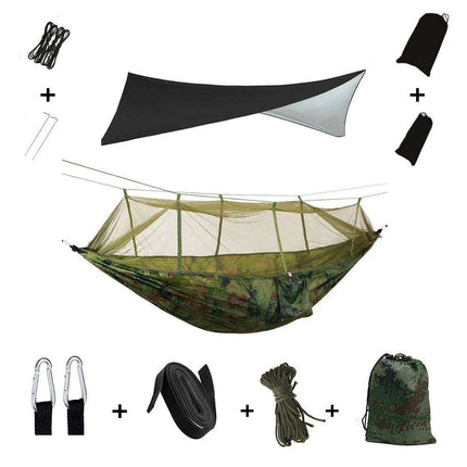 Premium Explorer's Hammock Kit - All-in-One Outdoor Survival Gear..