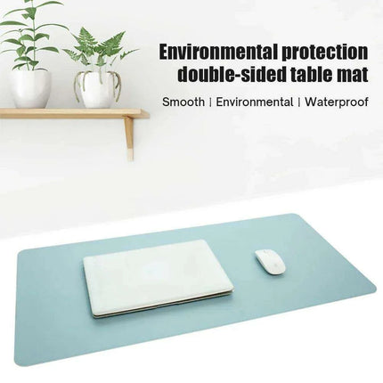 Premium Extra-Large Waterproof PU Leather Desk Protector - Multi-Purpose Mouse Pad for Office & Gaming with Anti-Slip Base - Très Elite