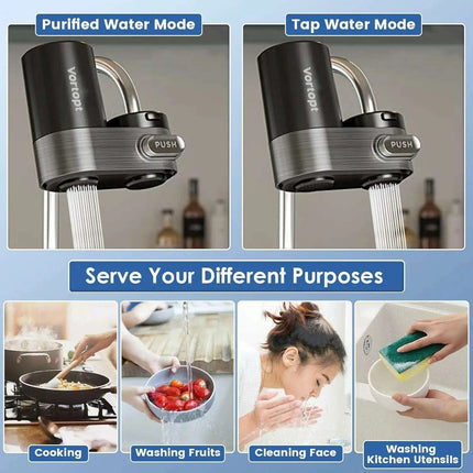Premium Faucet Water Filter System - Enhance Taste and Save Money Effortlessly - Très Elite