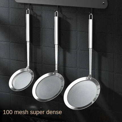 Premium Fine Mesh Skimmer Ladle for Effortless Grease and Foam Removal - Très Elite