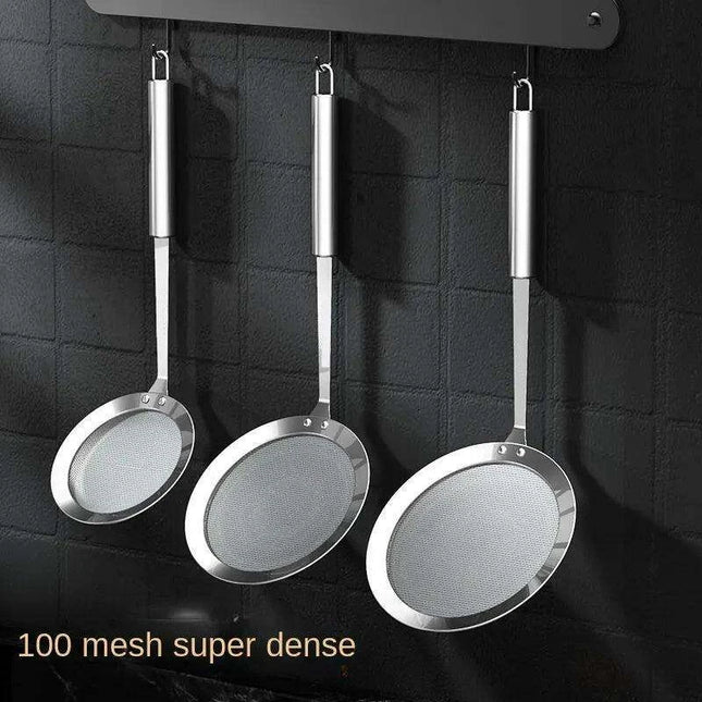 Premium Fine Mesh Skimmer Ladle for Effortless Grease and Foam Removal