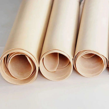 Premium French Full Grain Leather Crafting Kit - Exquisite Cowhide from France..