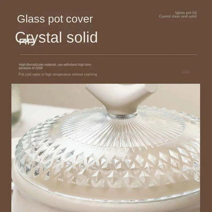 Premium Glass Ceramic Casserole Pot - Your Essential Kitchen Companion for Masterful Cooking - Très Elite