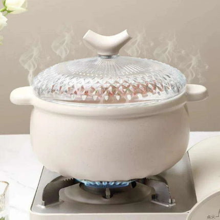 Premium Glass Ceramic Casserole Pot - Your Essential Kitchen Companion for Masterful Cooking - Très Elite