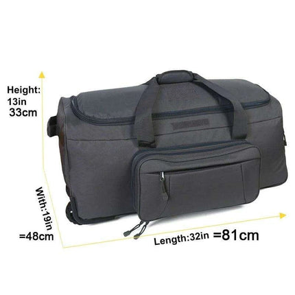 Premium Heavy-Duty Wheeled Tactical Duffel Bag for Adventurers and Travelers - Très Elite