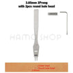 1pc 3.85mm 2Prong