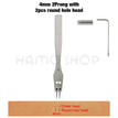 1pc 4mm 2Prong