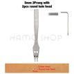 1pc 5mm 2Prong